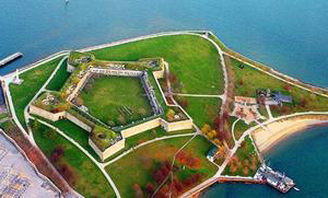 Castle Island is located in Boston Harbor